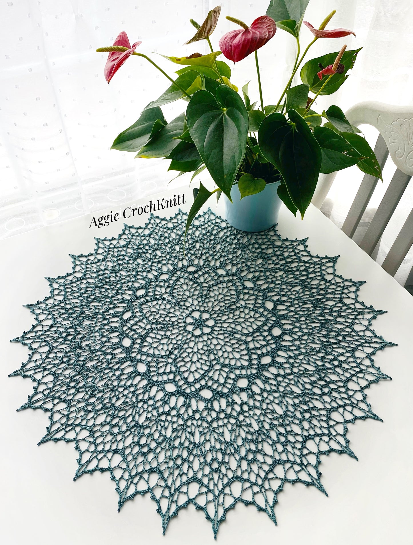 62cm Patina doily