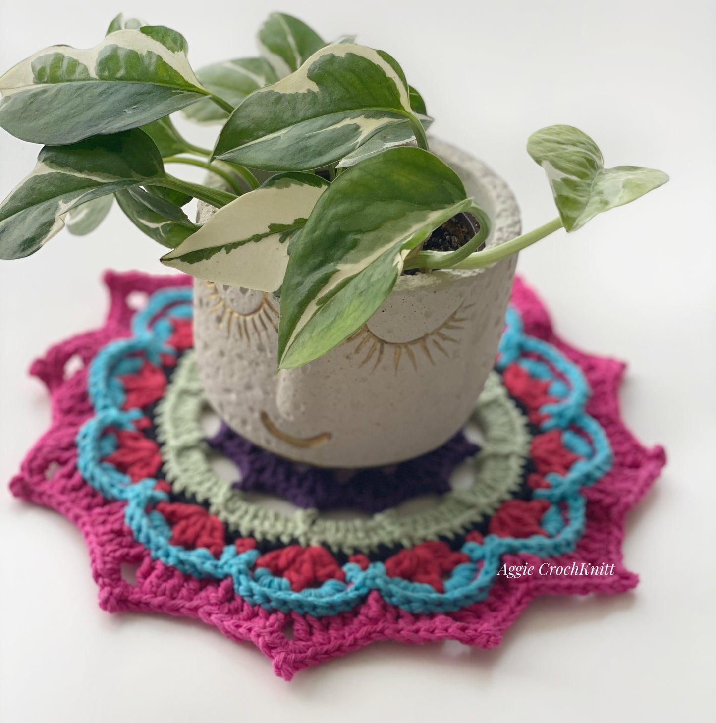 25cm pot coaster