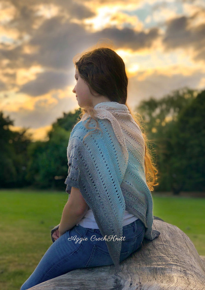 Striped Obsession Shawl