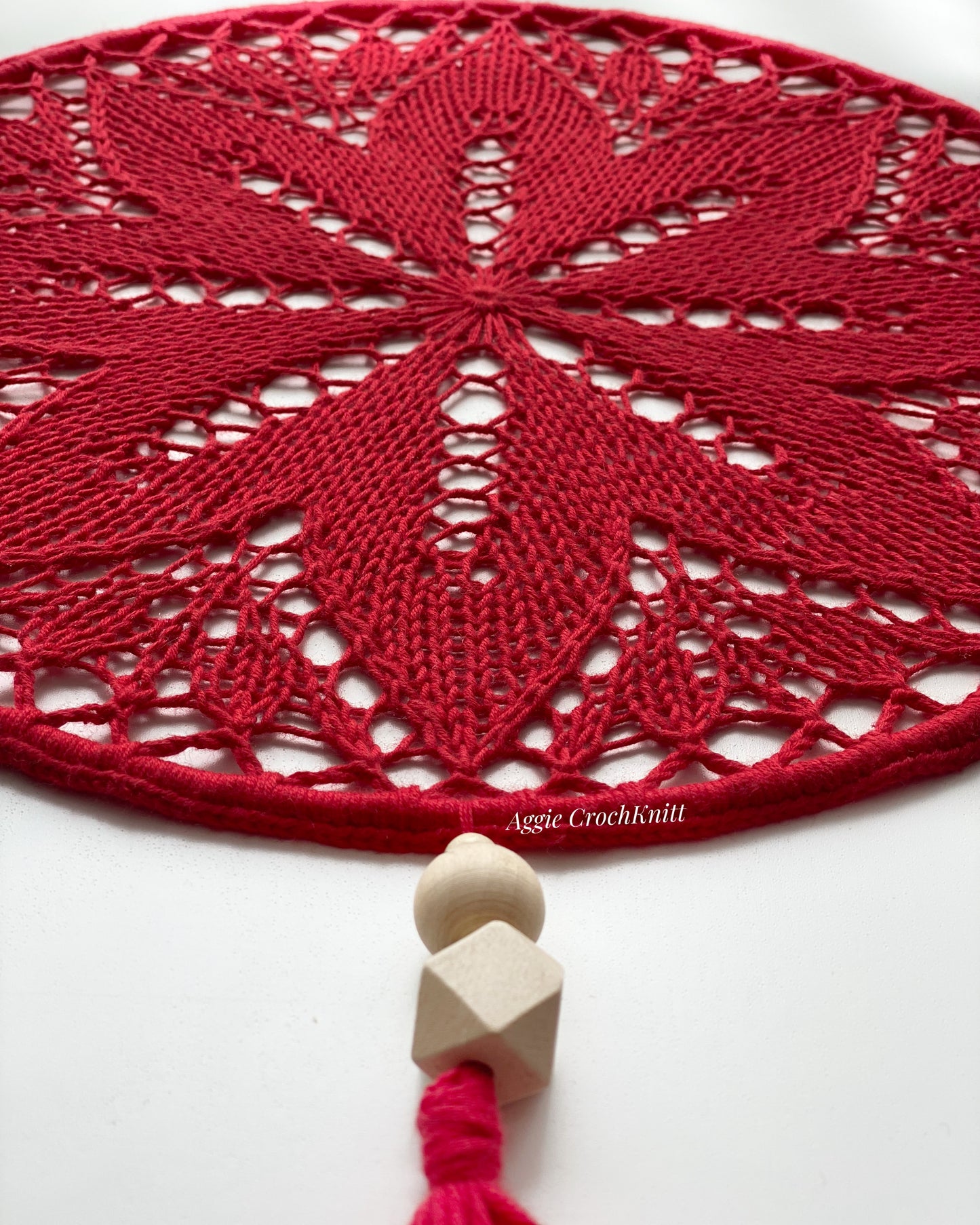 30cm Red dream catcher