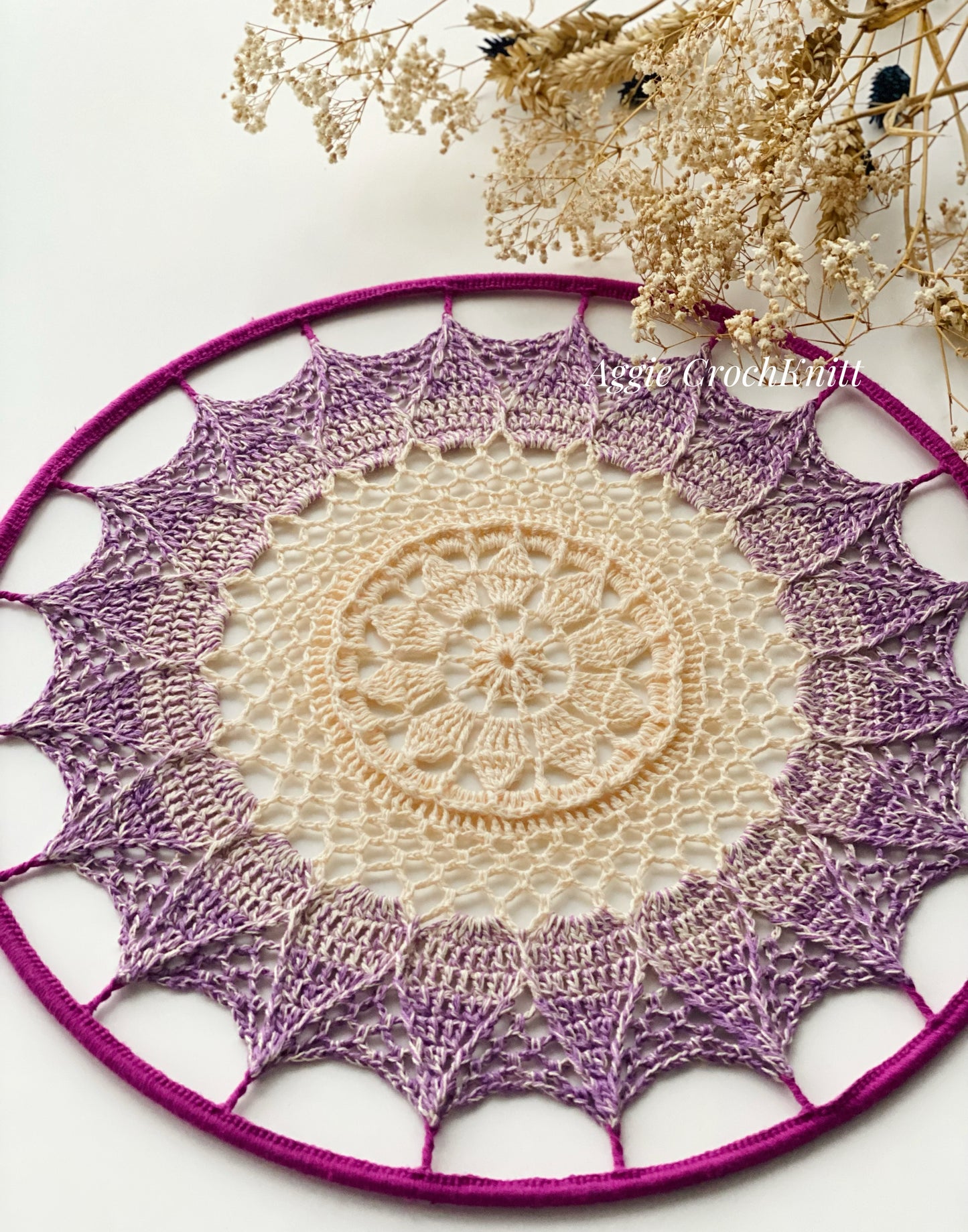 35cm Creamy Mandala