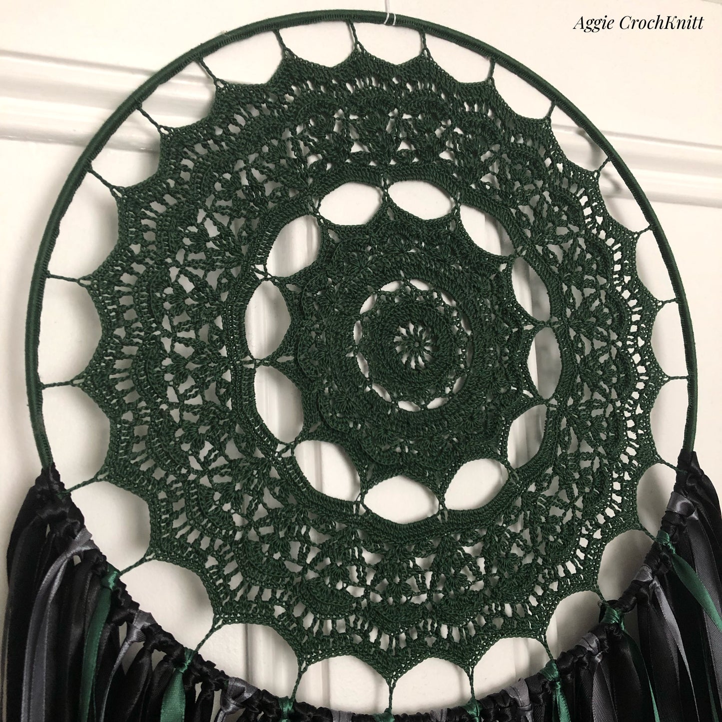 35cm Bottle Green Dreamcatcher