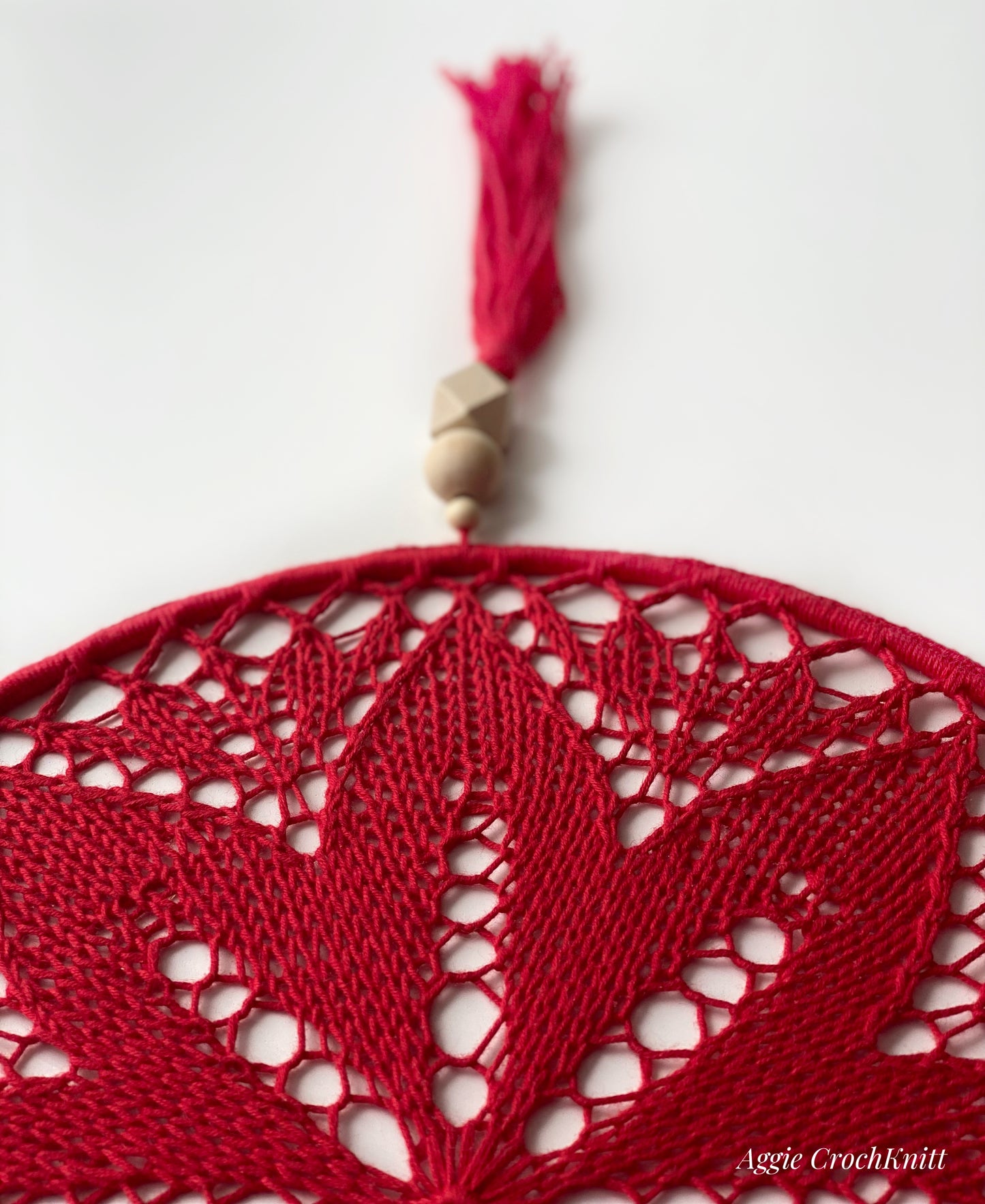 30cm Red dream catcher