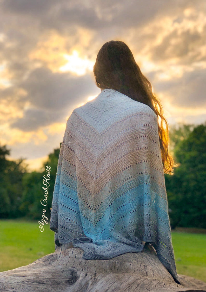 Striped Obsession Shawl