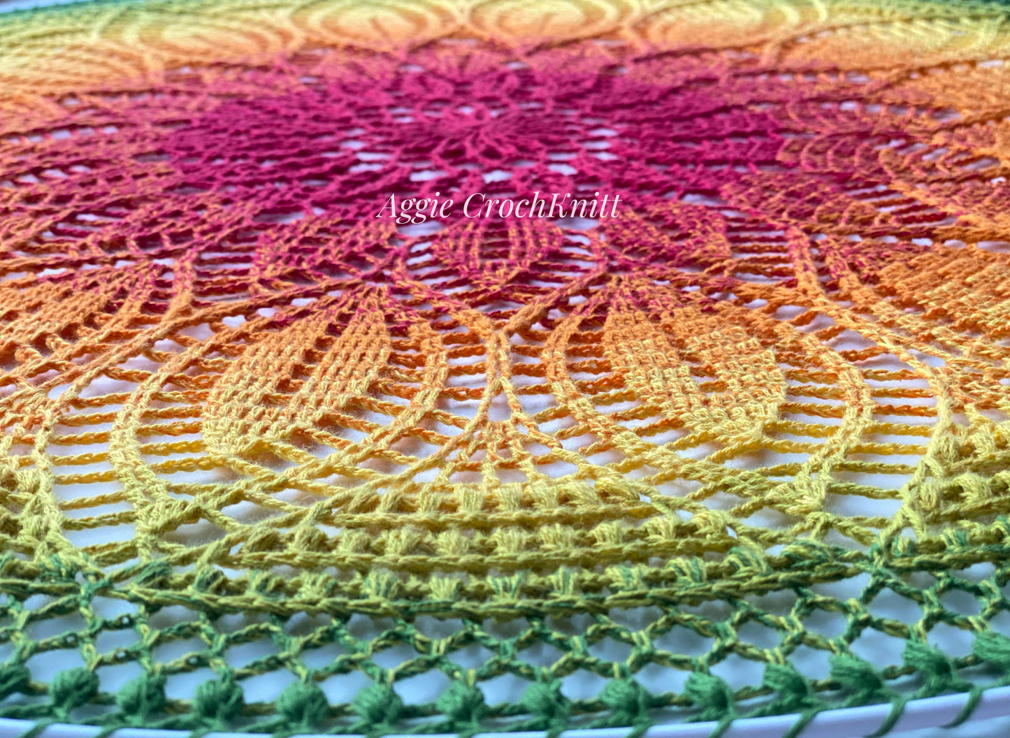 70cm Rainbow Mandala