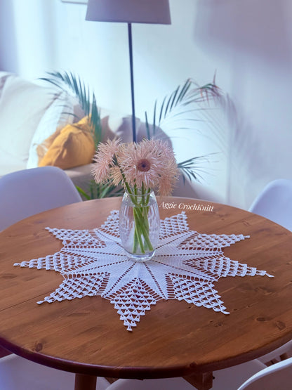 White star doily