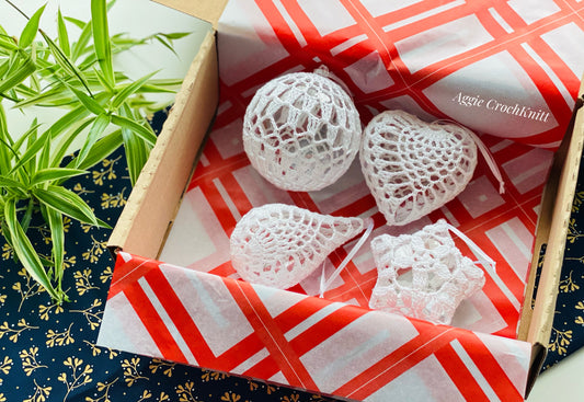 Chrochet bauble mix Set