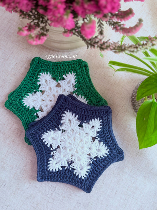 Snowflake coaster