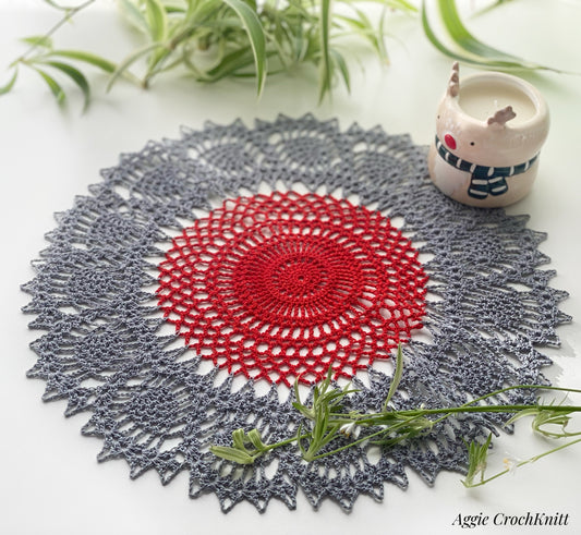 Red and gray