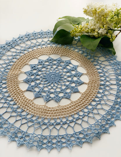 Blue coffee set