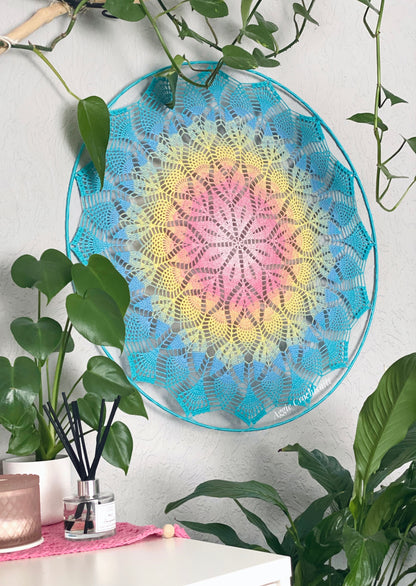 70cm Pastel Rainbow Mandala