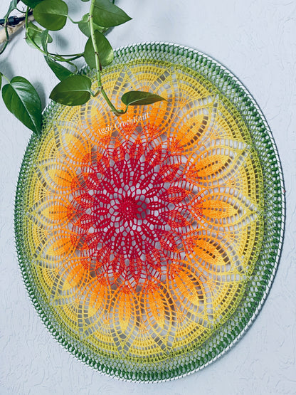 70cm Rainbow Mandala