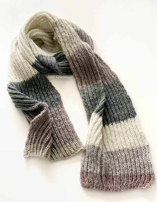 Striped scarf