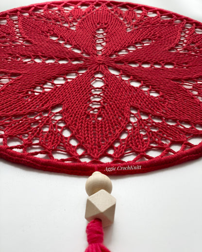 30cm Red dream catcher