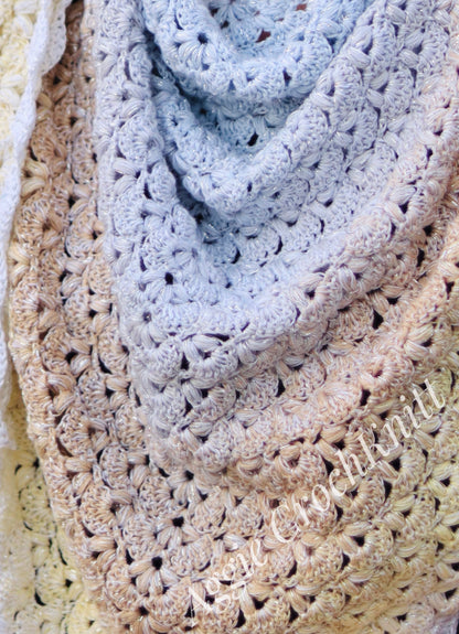 White Shiny Shawl