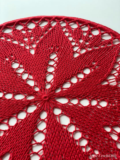 30cm Red dream catcher